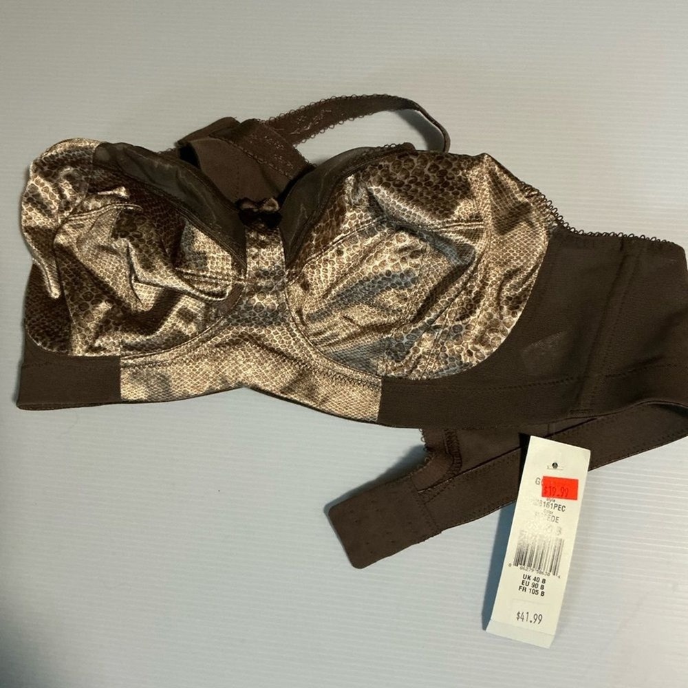 GODDESS Brown and Tan Women's Bra 40B‎